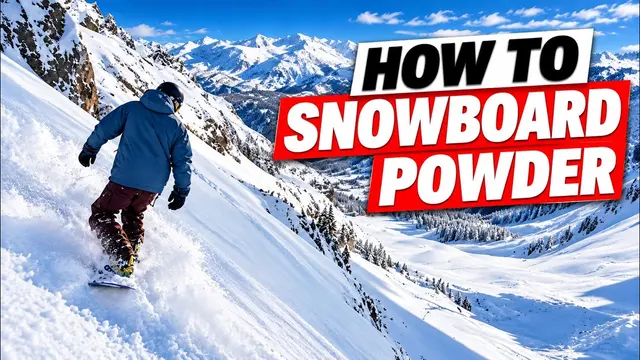 How to Snowboard in Steep Powder - How to Snowboard