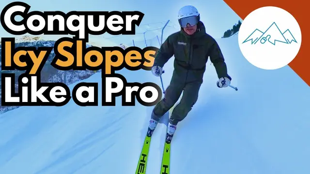 How to ski on ice | Skiing icy slopes at the end of the day