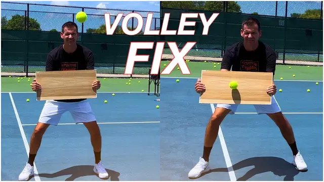 Elbow Correction Drills for Forehand & Backhand Volleys 🪵