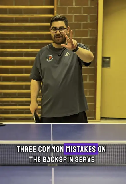 Mistakes to Avoid in Backspin Serve Tutorial