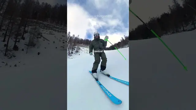 How to ski steep icy slopes