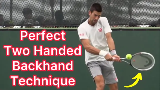 Hit A Perfect Two Handed Backhand (Djokovic Tennis Technique)