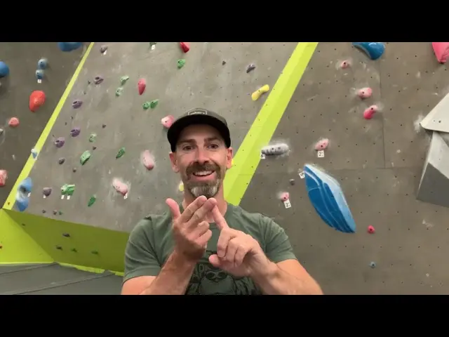 Palms down climbing (mantle)