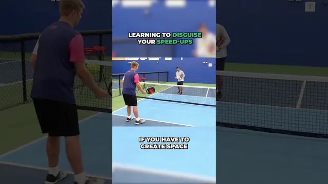 Mastering the Art of Disguise: How to Elevate Your Speed-Ups 📈 #pickleball #pickleballtips