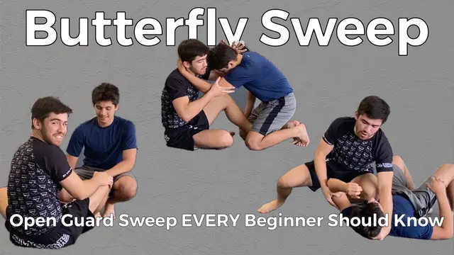 Master the Basic Butterfly Sweep from Open Guard: Step-by-Step Tutorial for Beginners