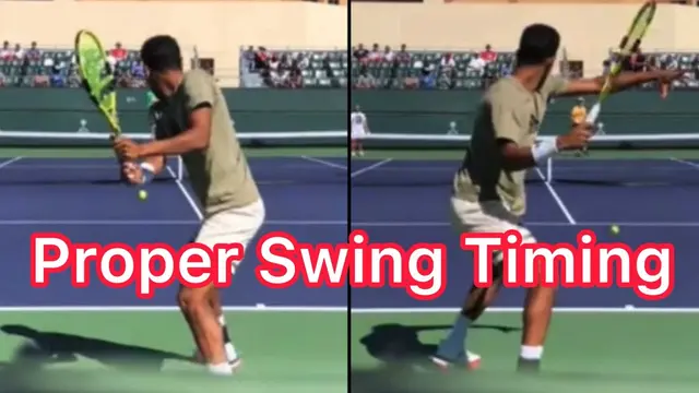 Proper Swing Timing For Topspin Forehand And Backhand (Advanced Tennis Technique Explained)
