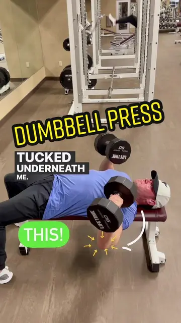 Mastering the Dumbbell Chest Press Technique | TikTok