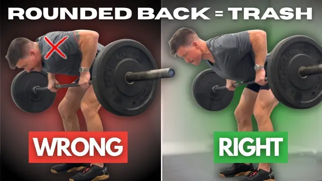 The CORRECT Way to Barbell Row (FIX YOUR FORM!)