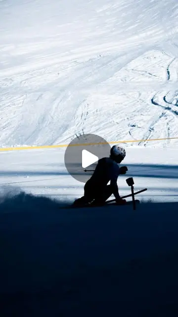 Skiing on ice