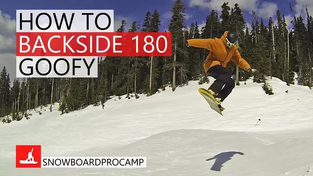 How to Backside 180 in the Park - Snowboarding Tricks Goofy