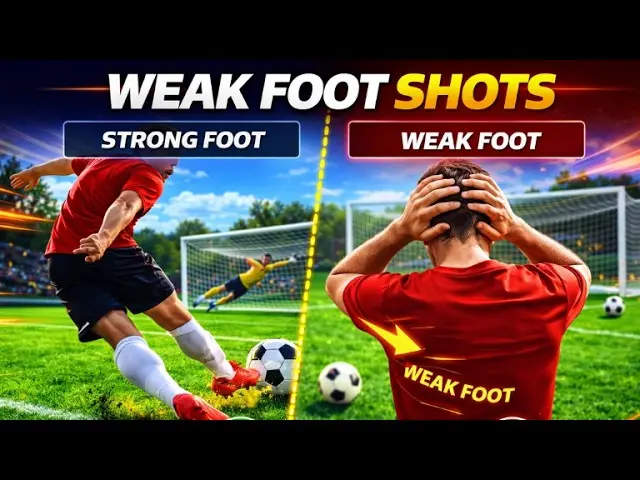 Soccer Weak Foot Training (Shoot Better With Your Weak Foot)