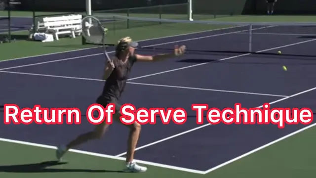 Dominate The Return Of Serve (Tennis Technique And Footwork)