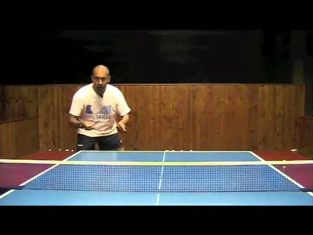 Getting into position after the pendulum serve