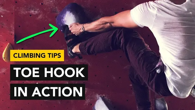 Rock Climbing Tips: How to Toe Hook properly to send this bouldering problem