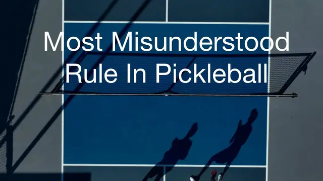 Most Misunderstood Rule In Pickleball - The Kitchen #pickleball