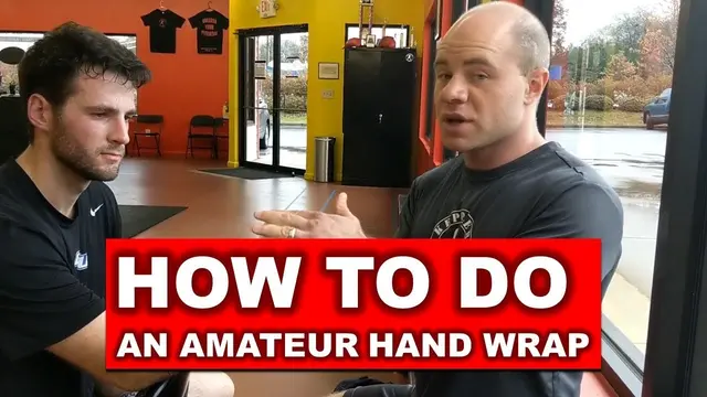 HOW TO DO AN AMATEUR BOXING HAND WRAP