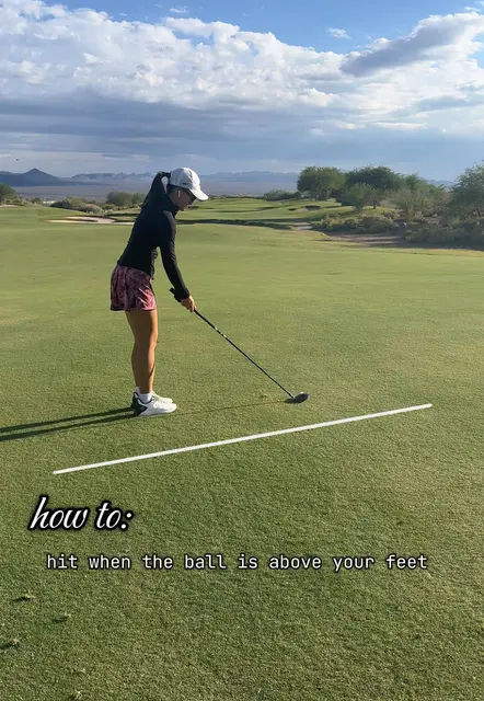 Mastering Uneven Lies in Golf Techniques | TikTok