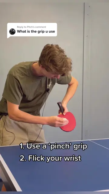 Topspin serve