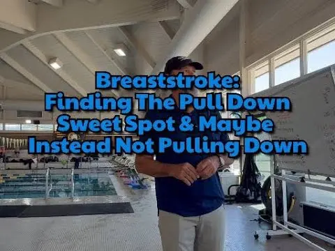 World's best breaststroke coach Dave Salo explains the pulldown timing after each wall