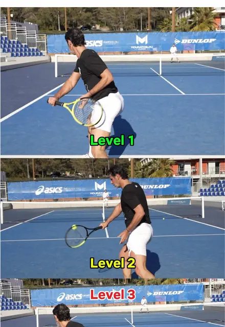 Tennis One-Handed Backhand: 3 Levels of Technique