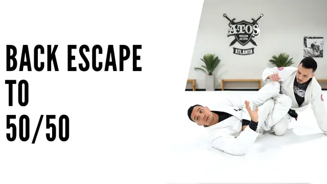BACK ESCAPE to 50/50 Guard