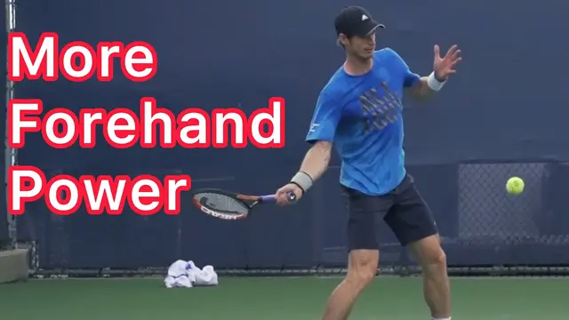 More Forehand Power (Andy Murray Tennis Technique)