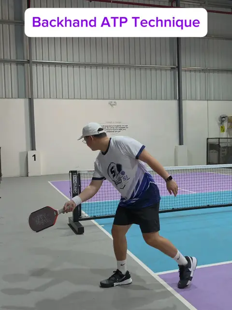 Backhand ATP Pickleball Technique — How to Hit Around the Post