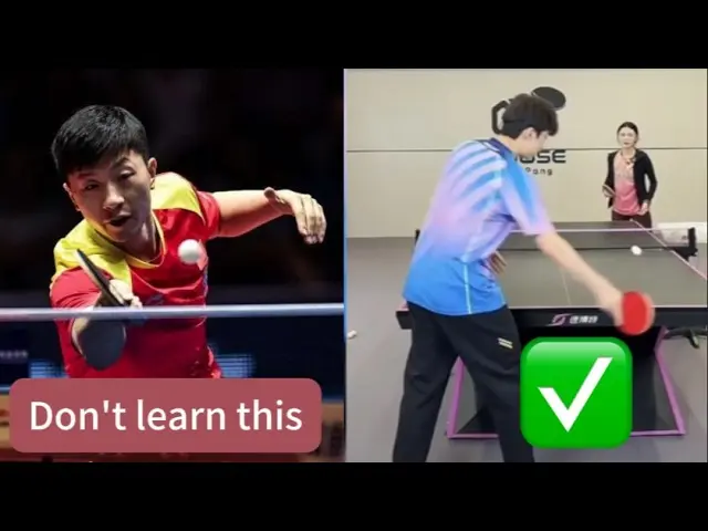 Don’t learn this way of returning hook serve from Ma Long.