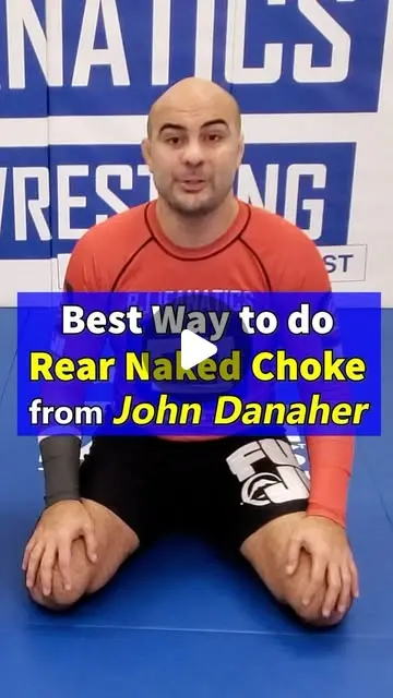 A rear naked choke detail I learned from John Danaher that ...