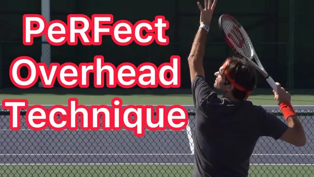 Quickly Improve Your Tennis Overhead (Roger Federer Technique Explained)