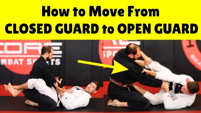 Closed Guard to Open Guard in BJJ