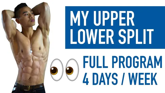 My New Hypertrophy Program (4 Day UPPER LOWER SPLIT)