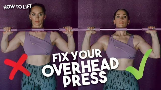 FIX YOUR OVERHEAD PRESS 🏋🏻♀️ OHP Full Tutorial 💪🏻 How to Lift