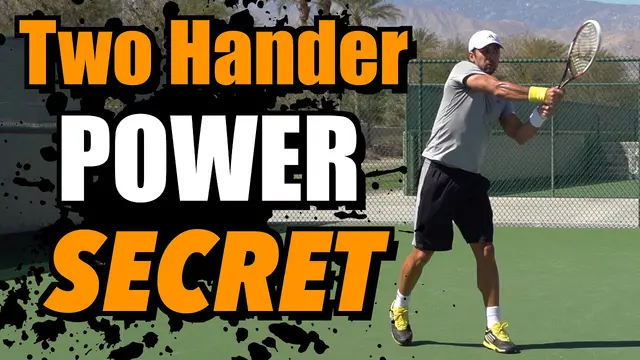 Two Handed Backhand Power Secret