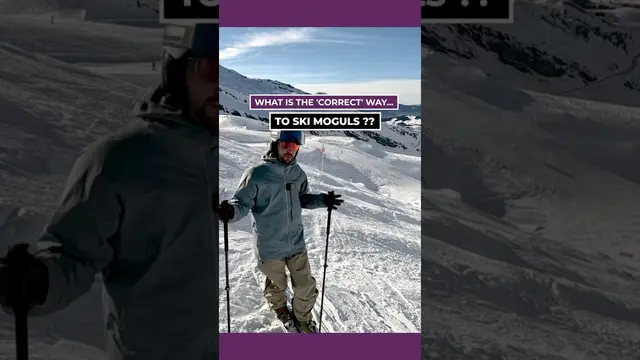 How should you ski moguls? It depends on your level and the size and spacing of the bumps #skitips
