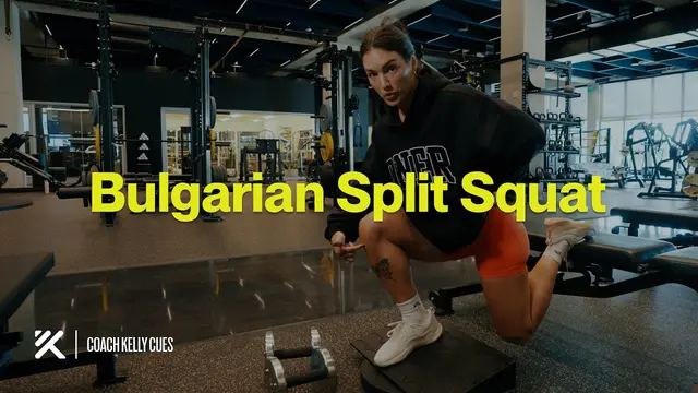HOW TO DO A BULGARIAN SPLIT SQUAT | Coach Kelly Cues