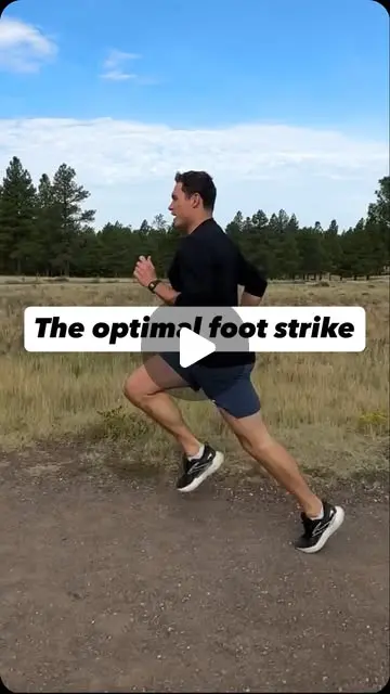 Let's clear this up. Where your foot strikes on the ground ...