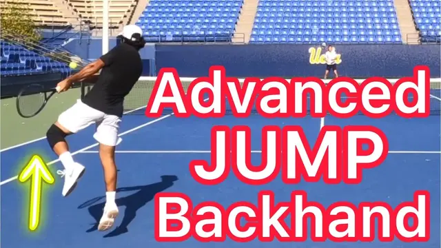 How To Hit A Jump Backhand (Advanced Tennis Technique)