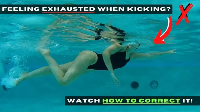 Feeling Exhausted when Kicking in Freestyle? Here's How to Correct It!