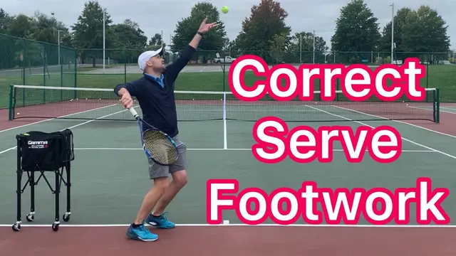 Practice A Split Step After You Serve (Easy Tennis Improvement)
