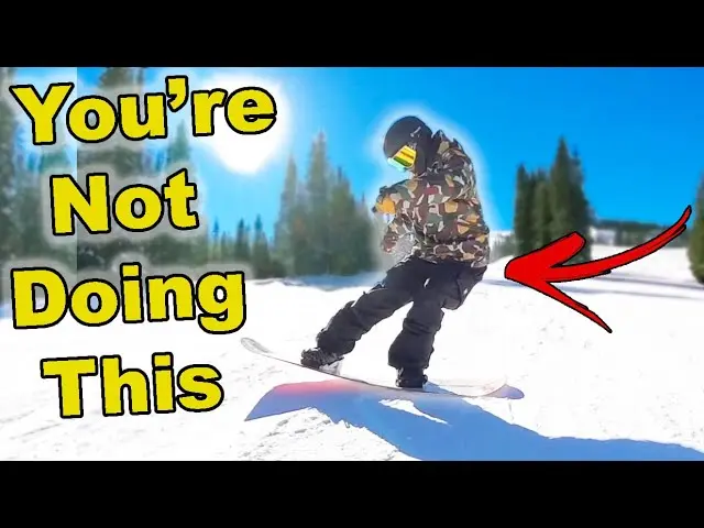 Why You SUCK at Snowboard Butters