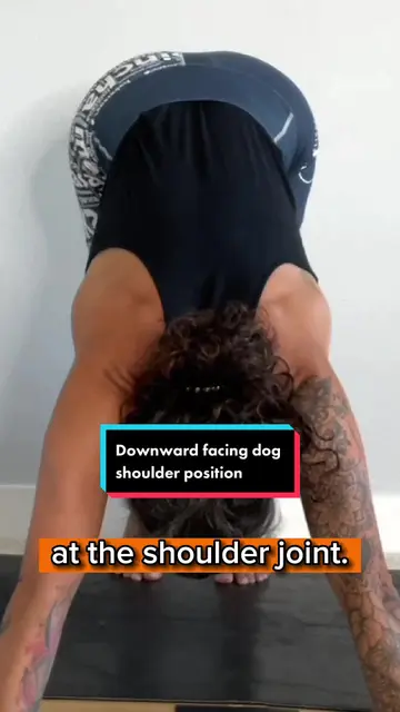 Proper Shoulder Position in Downward Facing Dog