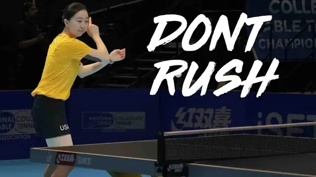Key point for chopping against a pips player - by Angela Guan