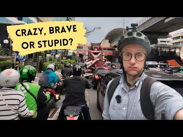 What's it Like to Cycle in Jakarta Rush Hour Traffic?