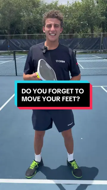 Pickleball Footwork Tip: Stop Reaching at the Kitchen Line | TikTok