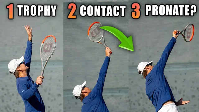 Should You PRONATE On Your Slice Serve? | Tennis Serve Lesson