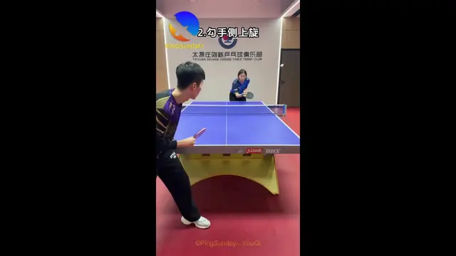 Coach YouQi 14 - The best way to serve with Penhold Grip