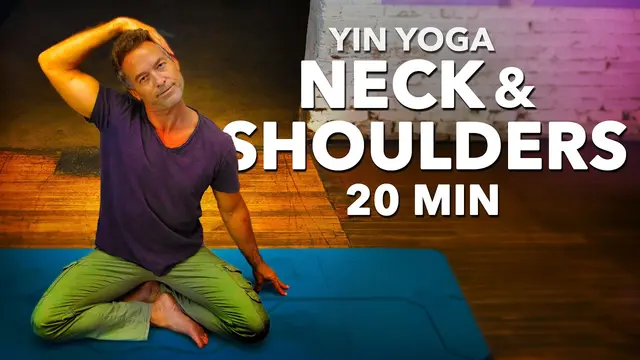 20 Min Yin Yoga for Neck & Shoulders l Release Stress & Tension