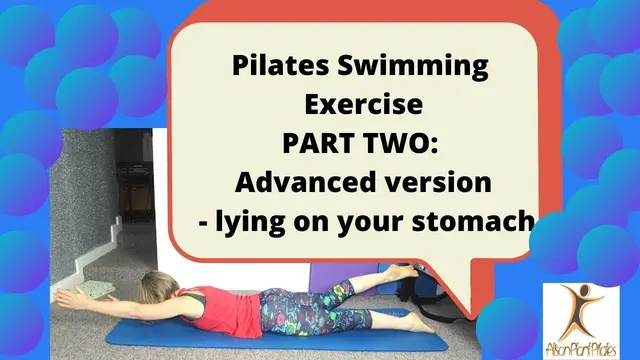 Pilates Swimming , Part Two - Prone Lying (lying on your tummy)