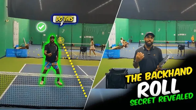 The Beginner Guide Of The Pickleball Backhand Roll